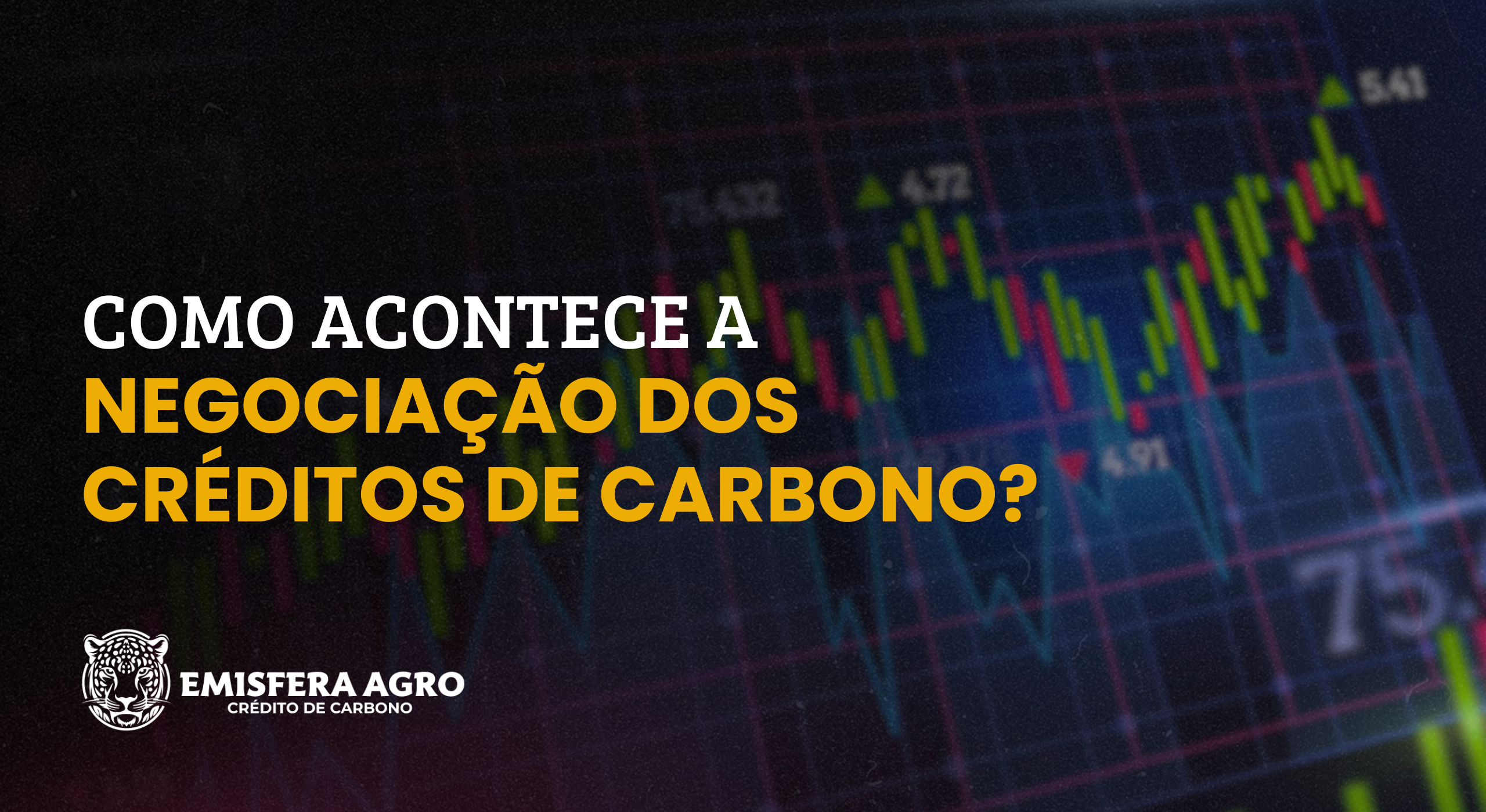Como acontece a negociação dos Créditos de Carbono?