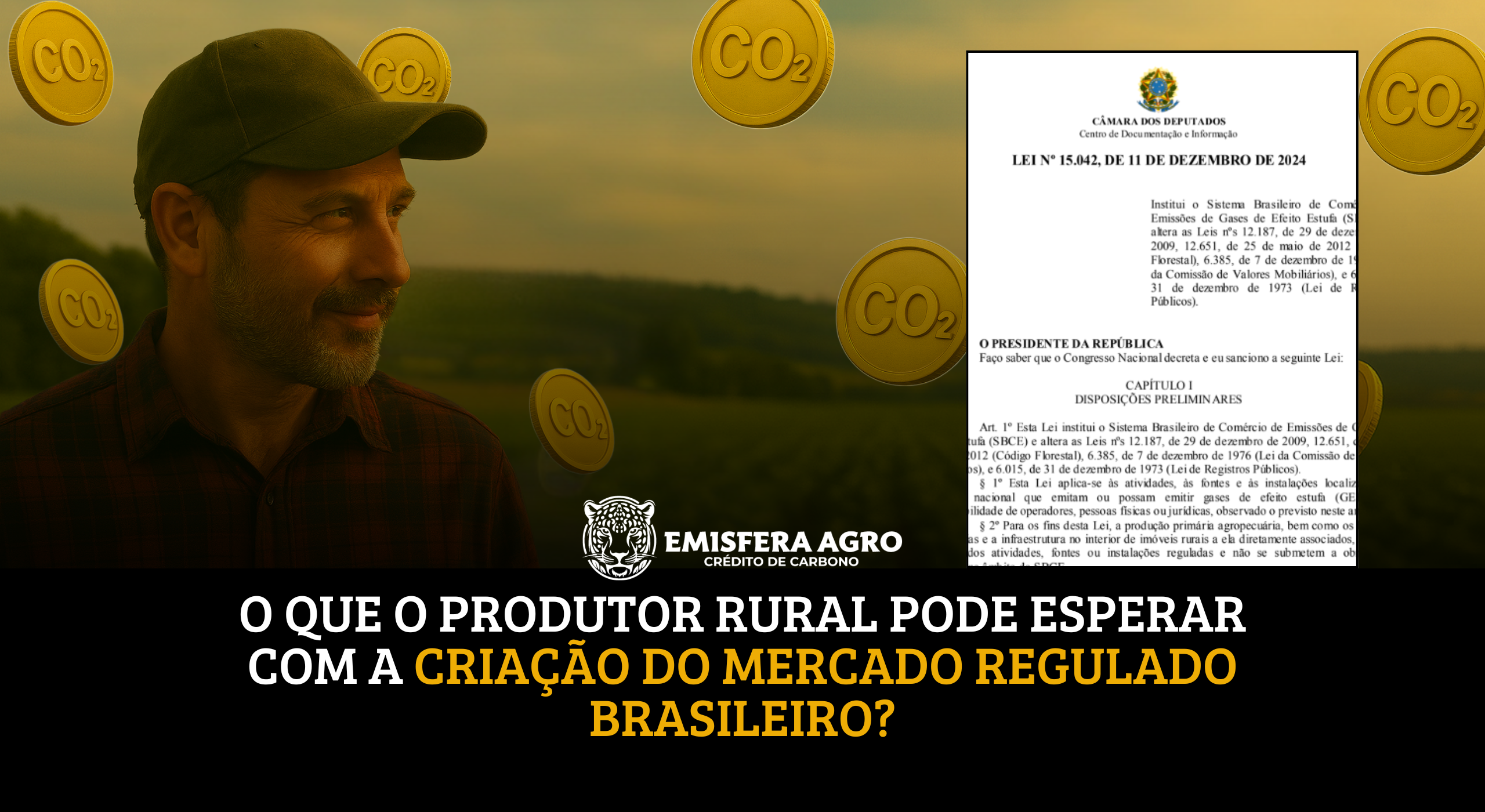 Créditos de Carbono – O que o produtor rural pode esperar com a criação do Mercado Regulado Brasileiro?