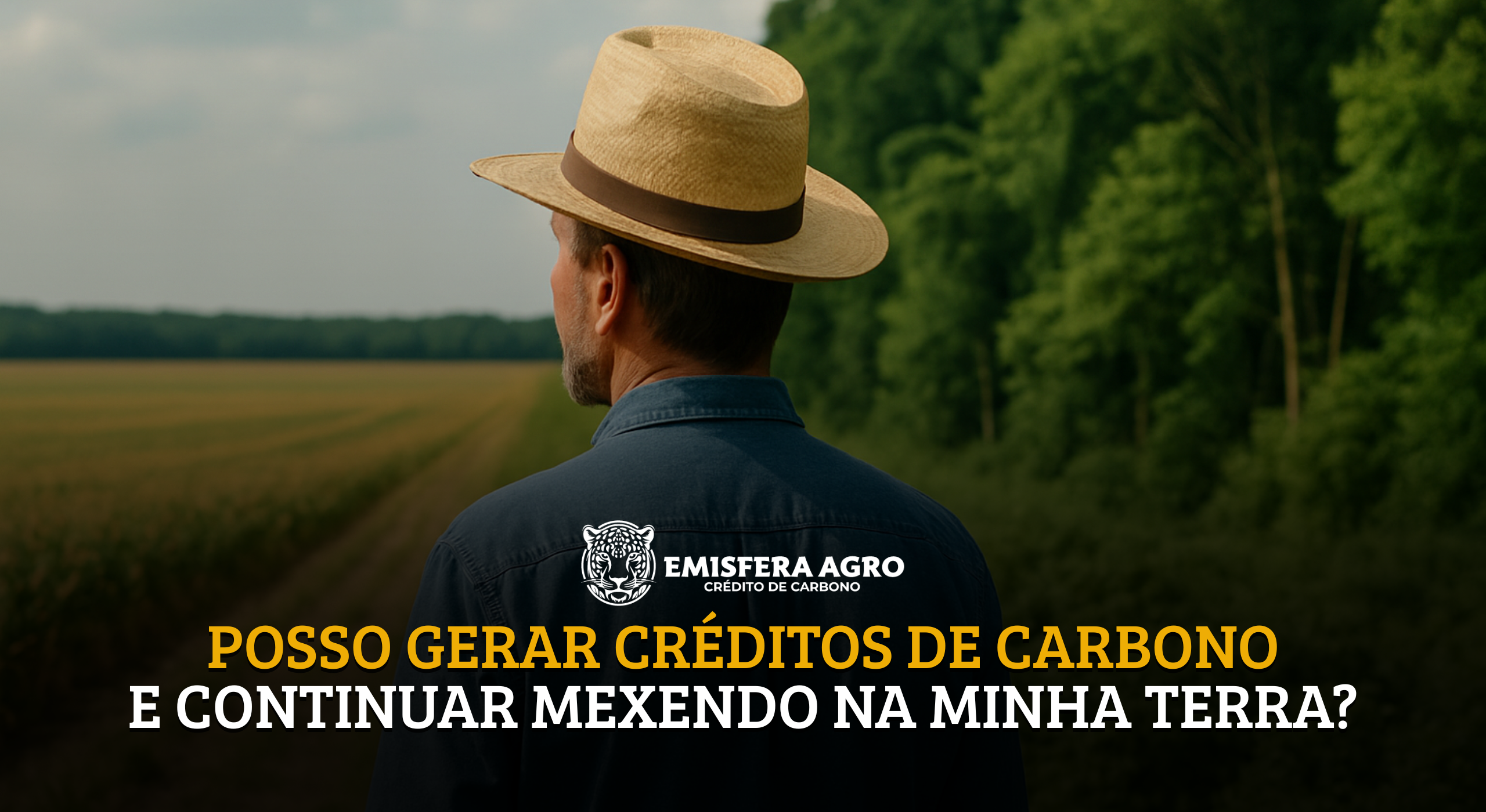 Posso gerar Créditos de Carbono e continuar mexendo na minha terra?
