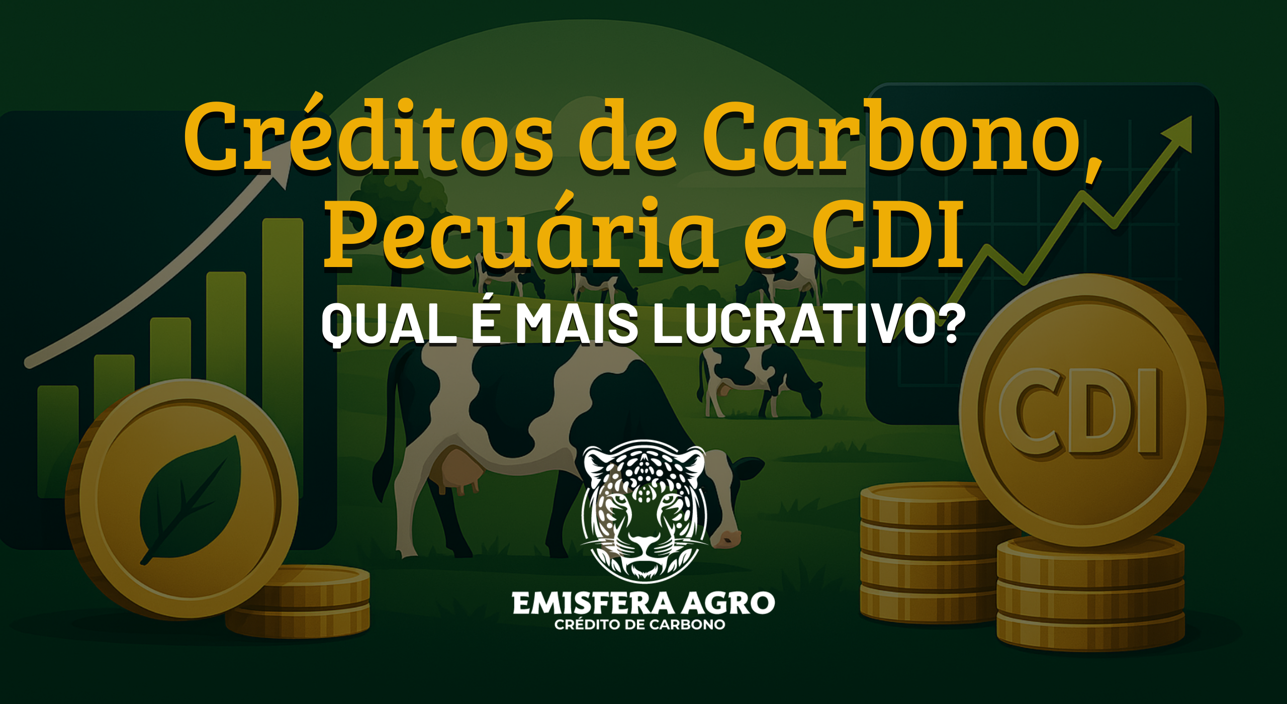 Créditos de Carbono x Pecuária x CDI: O que é mais lucrativo?
